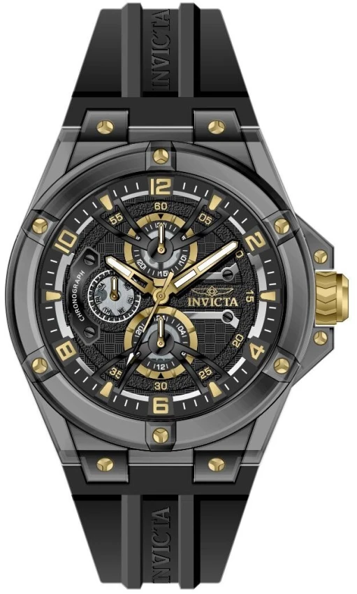 Мужские часы Invicta Racing Saphirex - 46mm. Black (48807), цвет: Чёрный — фото 2