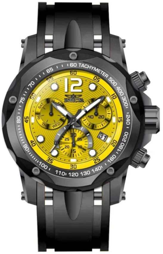 Мужские часы Invicta Speedway Gaccel Ronda Z60 FE Caliber Watch - 51mm. Black (48908), цвет: Чёрный — фото 2
