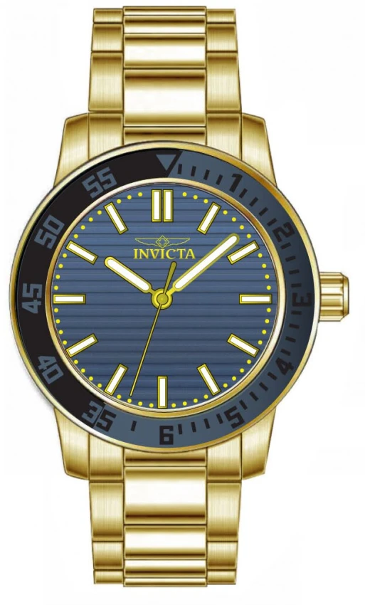 Мужские часы Invicta Specialty Gramercy Watch - 45mm. Gold (48969), цвет: Золотой — фото 2
