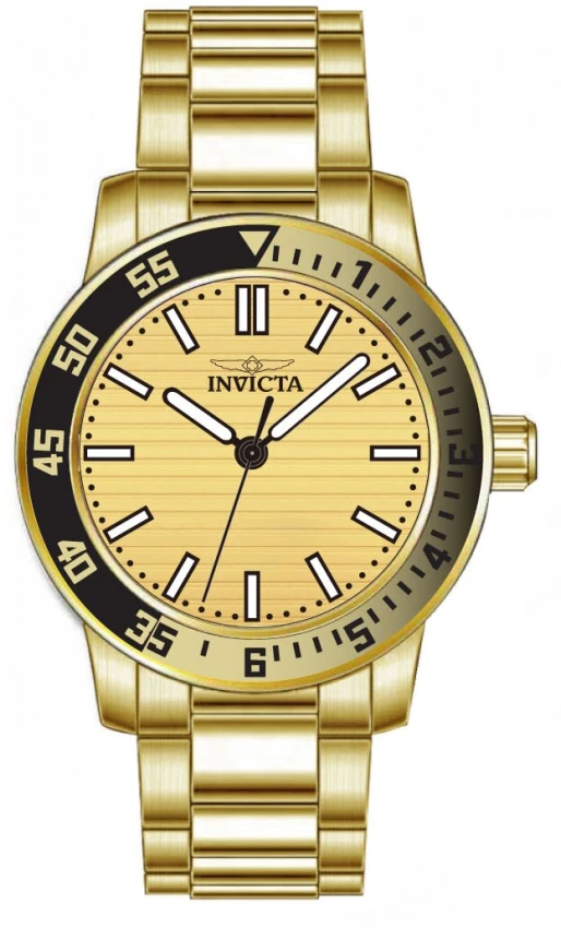 Мужские часы Invicta Specialty Gramercy Watch - 45mm. Gold (48970), цвет: Золотой — фото 2