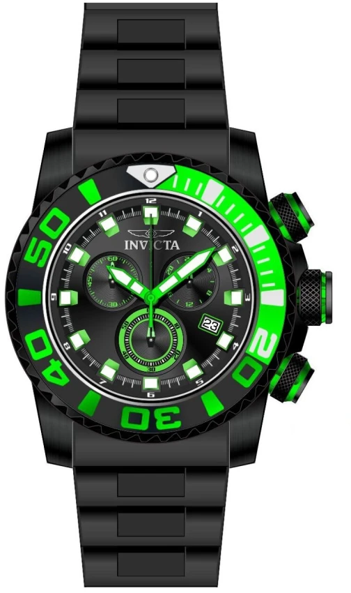 Мужские часы Invicta Sea Hunter Benthonic Watch - 52mm. Black (48985), цвет: Чёрный — фото 2
