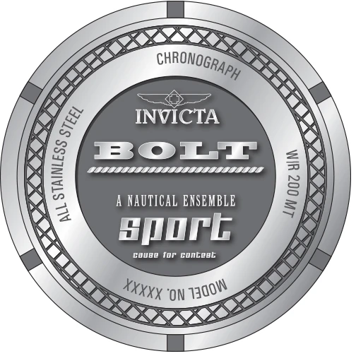 Мужские часы Invicta Bolt Watch - 50mm, Black (ZG-49165), цвет: Чёрный — фото 4