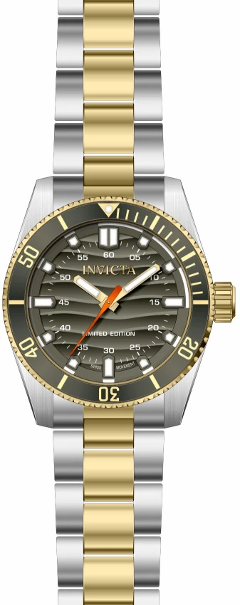 Мужские часы Invicta Pro Diver Swiss Limited Edition Watch - 42mm. Gold, Steel (49249), цвет: Золотой / Стальной — фото 2