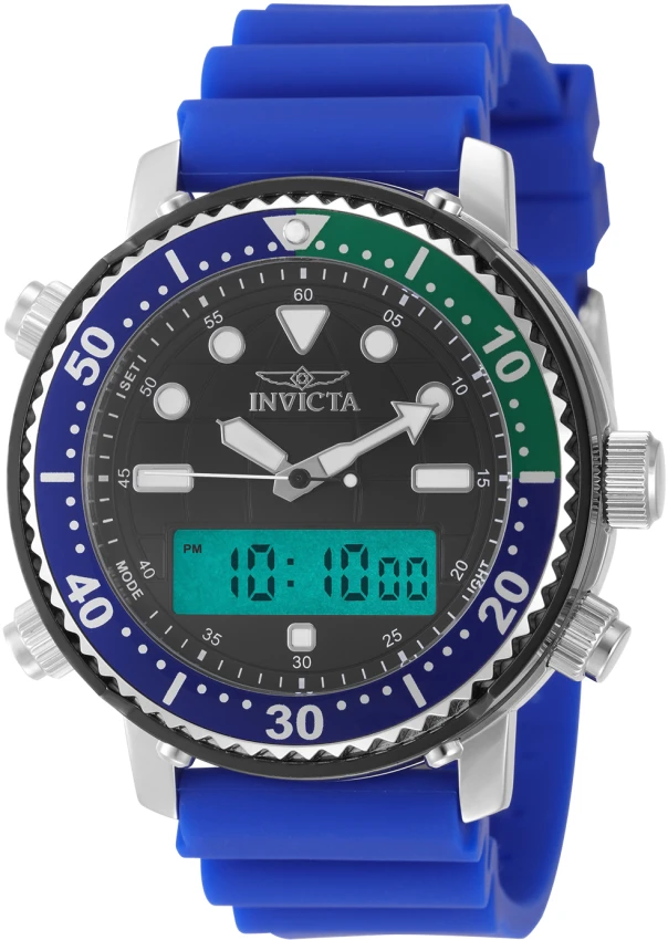 Мужские часы Invicta Pro Diver Digital Watch - 46.5mm. Blue (49447), цвет: Синий — фото 3