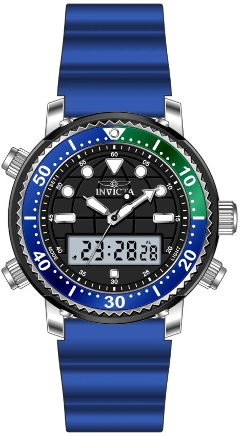 Мужские часы Invicta Pro Diver Digital Watch - 46.5mm. Blue (49447), цвет: Синий — фото 2