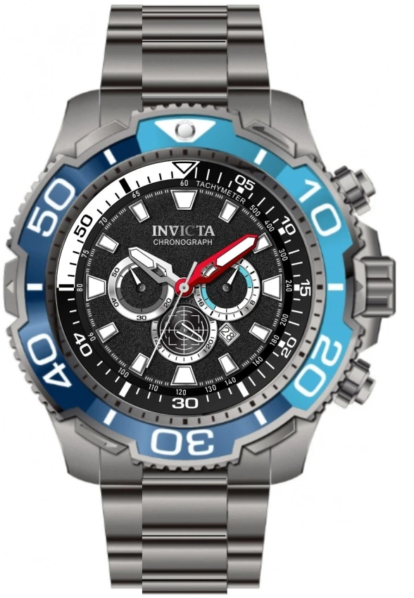 Мужские часы Invicta Open BoxTI-22 Kaiju Watch - 65mm. Titanium (AIC-49486), цвет: Титановый — фото 2