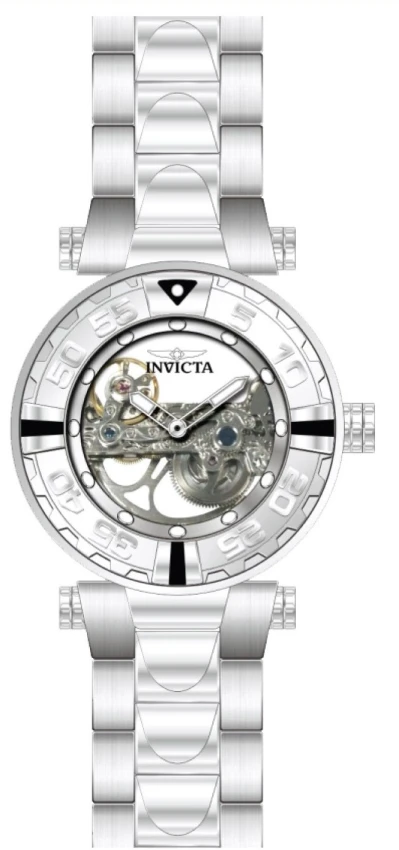Мужские часы Invicta Subaqua Nebula Automatic Watch w/ Skeleton Dial - 47mm. Steel (49499), цвет: Стальной — фото 2