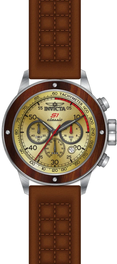 Мужские часы Invicta S1 Rally Trackmaster Watch - 49mm. Light Brown (49646), цвет: Светлый коричневый — фото 3