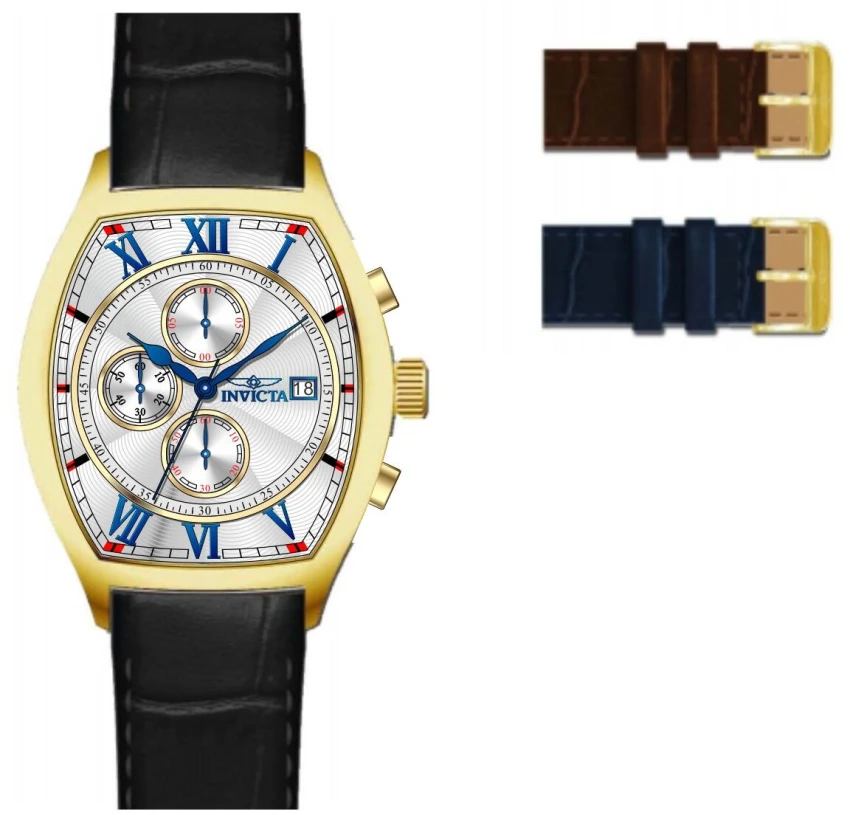 Мужские часы Invicta Specialty Glyphic Watch - 43mm. Black with Interchangeable Strap (49840), цвет: Чёрный — фото 2