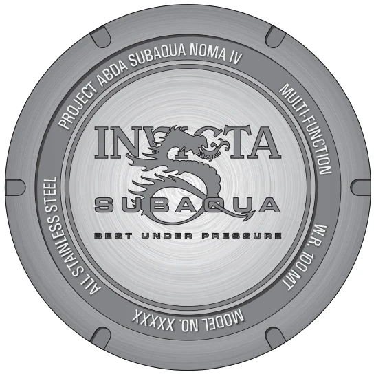 Мужские часы Invicta Subaqua Noma IV Watch - 50mm. Hot Pink. Black (49878), цвет: Чёрный — фото 3