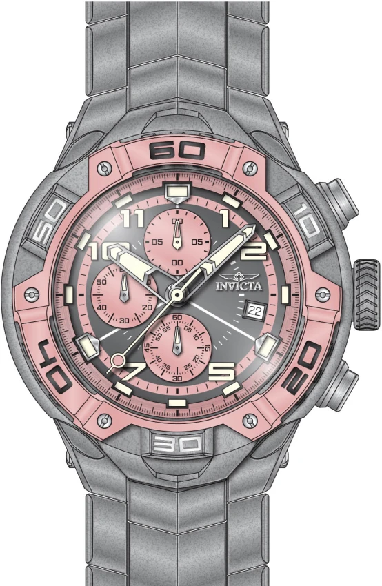 Мужские часы Invicta Speedway Elite Watch - 50mm. Shot-blast. Titanium (49884), цвет: Титановый — фото 2