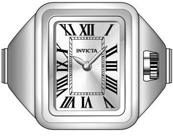 Женские часы Invicta Mini Angel Ring Watch - 18mm. Steel (49894), цвет: Стальной — фото 2