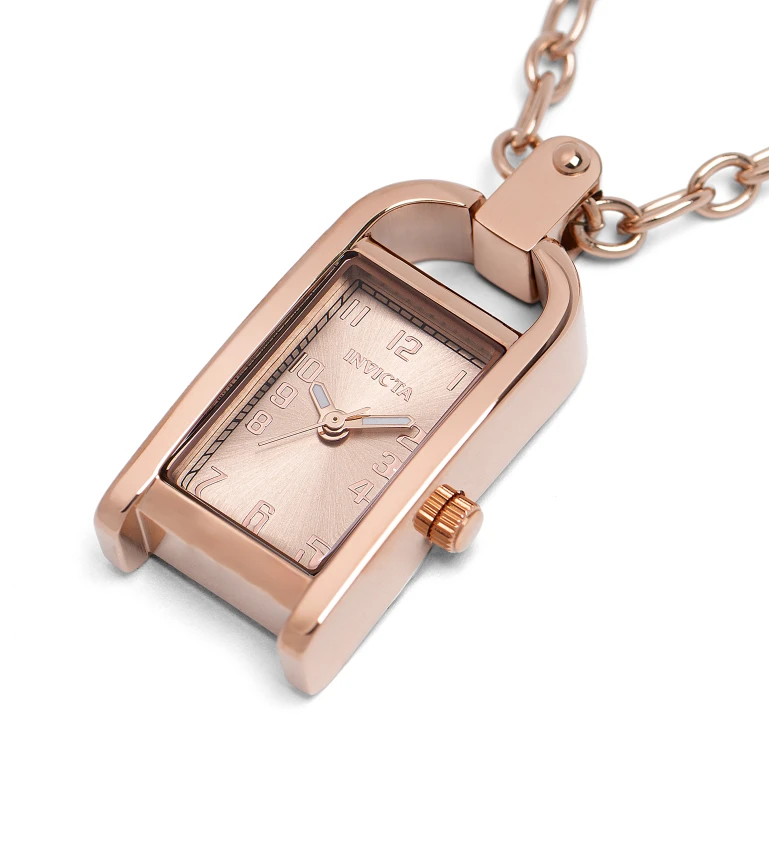 Женские часы Invicta Mini Angel Necklace Watch - 18mm, Rose Gold (49936), цвет: Золотой — фото 5