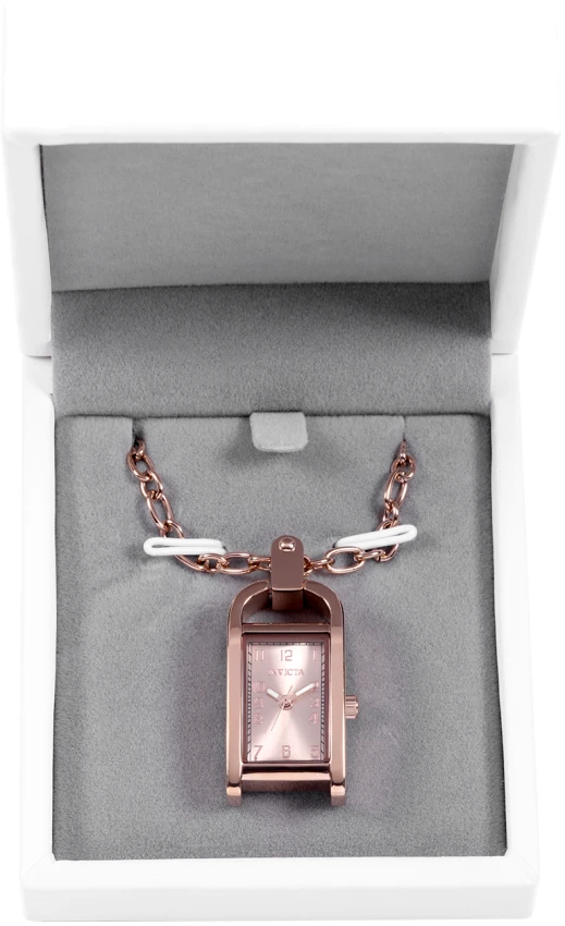 Женские часы Invicta Mini Angel Necklace Watch - 18mm, Rose Gold (49936), цвет: Золотой — фото 3