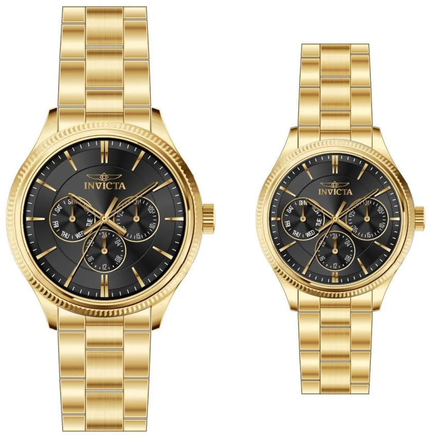 Часы Invicta Specialty Axioform Watch Set - 42mm & 34mm. Gold (49959), цвет: Золотой — фото 2