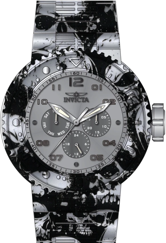 Мужские часы Invicta Pro Diver NeoArt Flux - 52mm. Aqua Plating. Steel (50211), цвет: Аквамариновый стальной — фото 2
