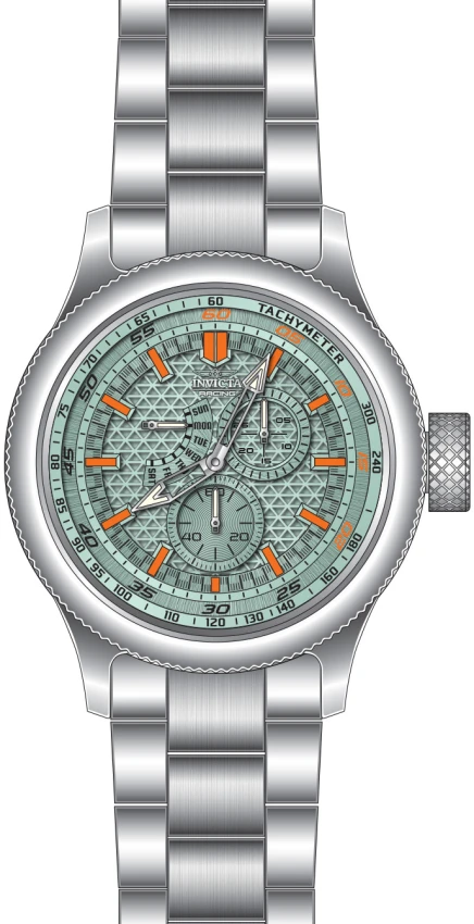 Мужские часы Invicta Racing Watch - 52mm. Steel (50294), цвет: Стальной — фото 3