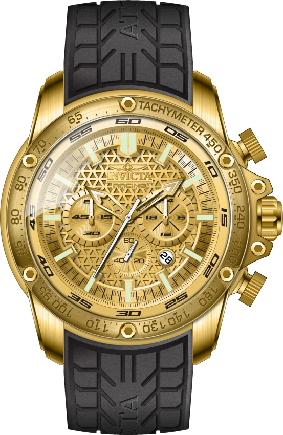 Мужские часы Invicta Speedway Tarmax GTR - 52mm. Black (50317), цвет: Чёрный — фото 2