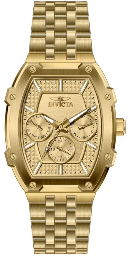 Мужские часы Invicta S1 Rally Watch - 35mm. Gold (50393), цвет: Золотой — фото 2