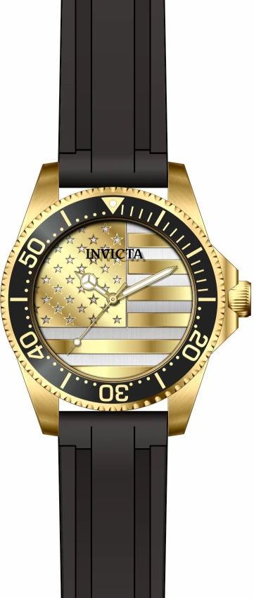 Мужские часы Invicta Pro Diver Watch - 45mm, Black (50419), цвет: Чёрный — фото 2