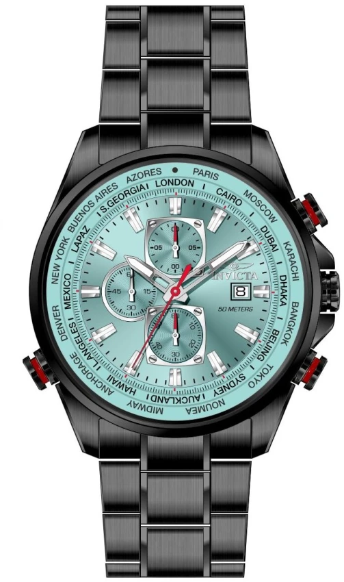 Мужские часы Invicta Aviator Interceptor Watch - 50mm, Black (ZG-50498), цвет: Чёрный — фото 2