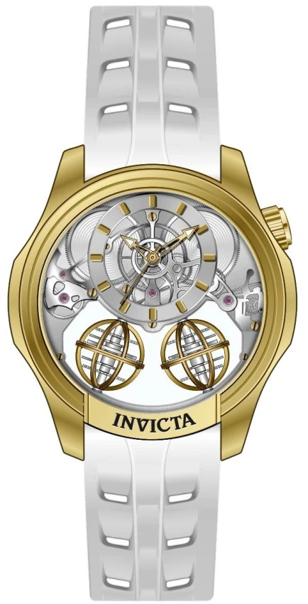 Мужские часы Invicta Specialty Twin-Axis Watch w/ Skeleton Dial - 46mm. White (50578), цвет: Белый — фото 2
