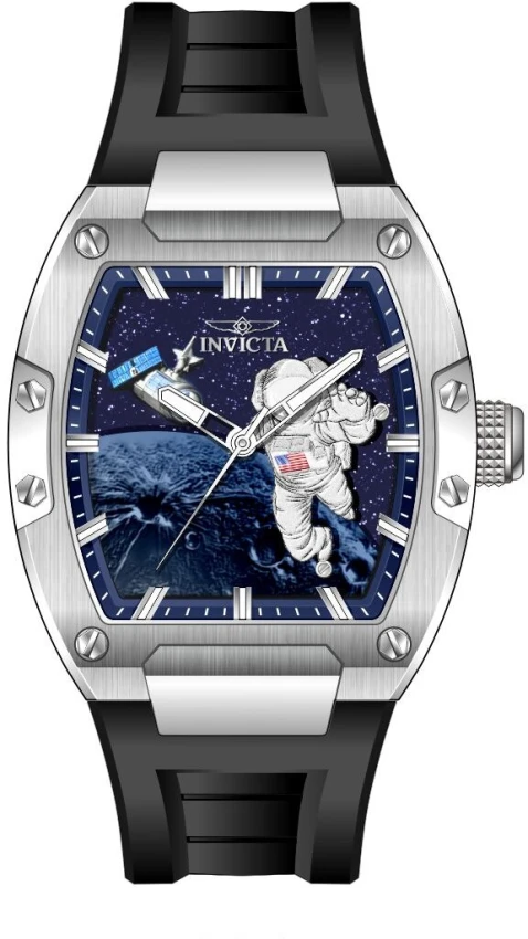 Мужские часы Invicta S1 Rally Moonlander Watch - 43mm. Black (50643), цвет: Чёрный — фото 2