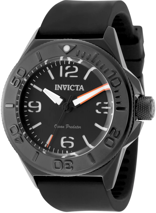 Мужские часы Invicta Ocean Predator - 43mm, Yellow, Red, White, Grey, Black with Interchangeable Strap (50662), цвет: Жёлтый / Красный — фото 3