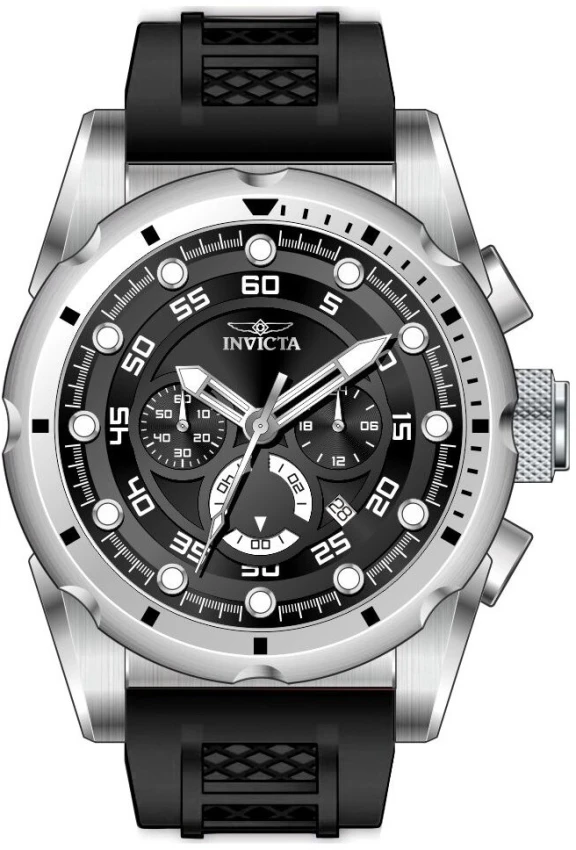 Мужские часы Invicta Speedway Accelix Watch - 50mm, Black (50679), цвет: Чёрный — фото 2