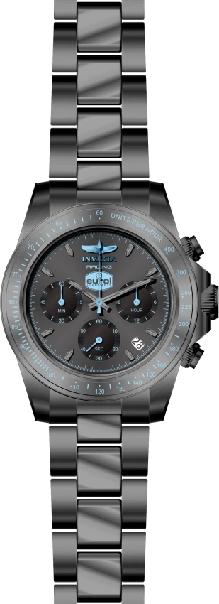 Мужские часы Invicta Speedway Torvane Watch - 40mm, Gunmetal (50762), цвет: Графитовый — фото 2