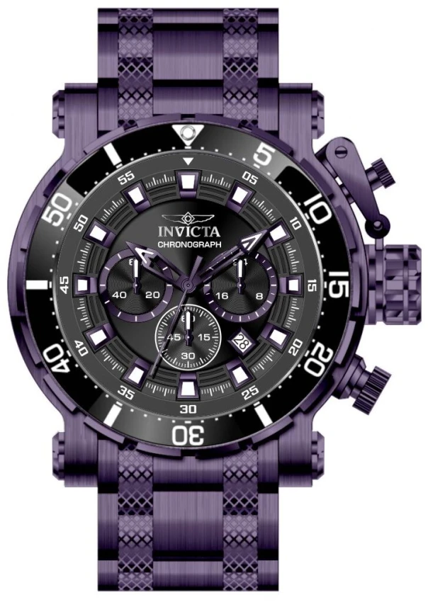 Мужские часы Invicta Coalition Forces Night Hawk Watch - 52mm, Purple (50766), цвет: Фиолетовый — фото 2