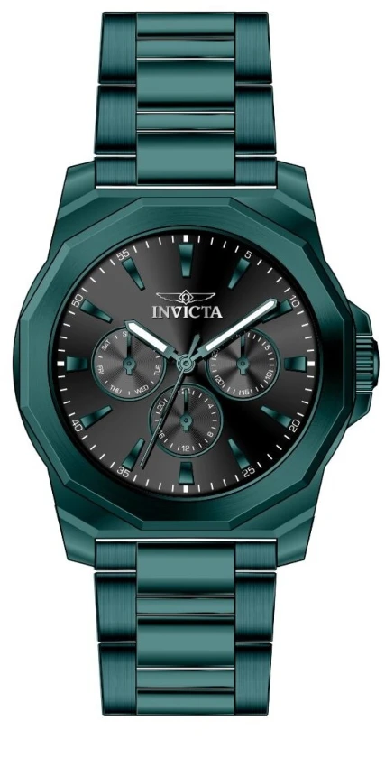 Мужские часы Invicta Speedway Multifunction Watch - 42mm, Green (50772), цвет: Зелёный — фото 2