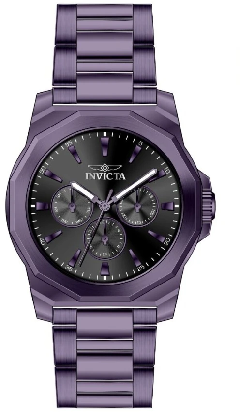 Мужские часы Invicta Speedway Multifunction Watch - 42mm, Purple (50773), цвет: Фиолетовый — фото 2
