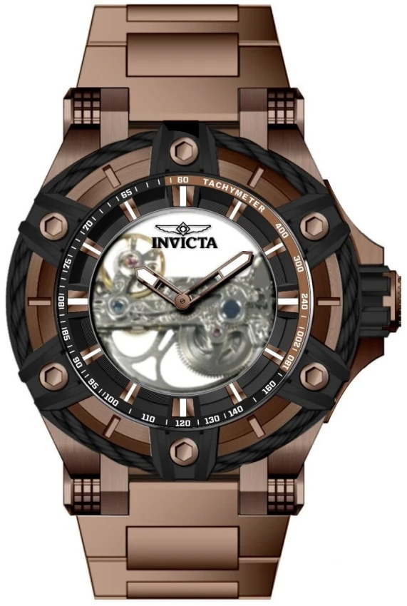 Мужские часы Invicta Bolt Phantom Automatic Watch - 52mm, Brown (50782), цвет: Коричневый — фото 2