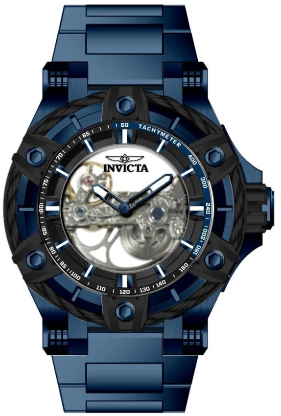 Мужские часы Invicta Bolt Phantom Automatic - 52mm, Blue (50786), цвет: Синий — фото 2