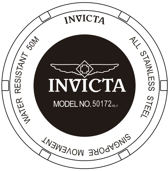 Мужские часы Invicta Speedway Linearis Watch - 43mm. Black (50865), цвет: Чёрный — фото 3