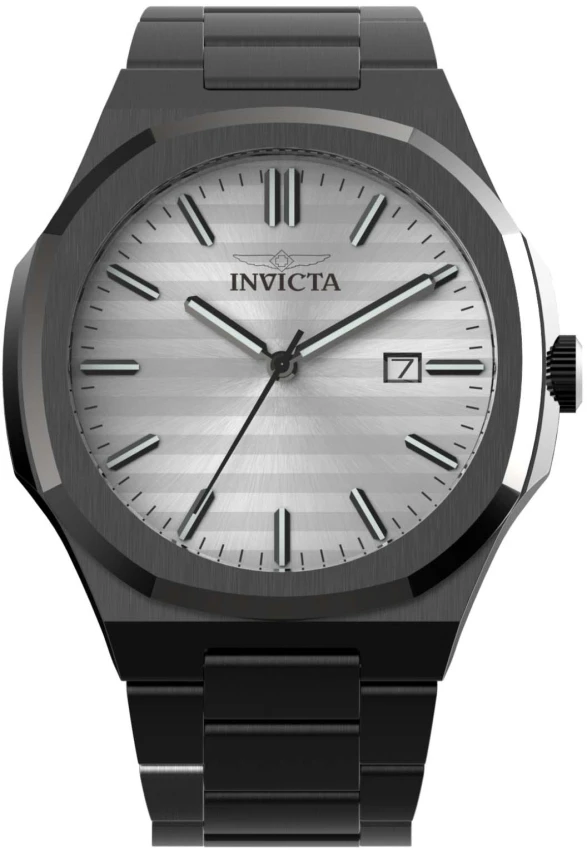 Мужские часы Invicta Speedway Linearis Watch - 43mm. Black (50865), цвет: Чёрный — фото 2