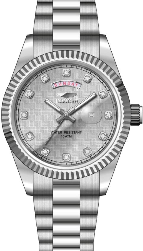 Мужские часы Invicta Specialty Striad Command Watch - 43mm, Steel (51045), цвет: Стальной — фото 2