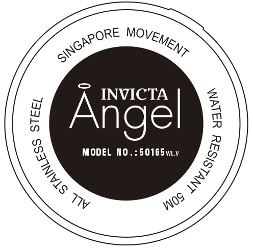 Женские часы Invicta Angel Watch - 33mm, Gold, Steel (51077), цвет: Золотой / Стальной — фото 3