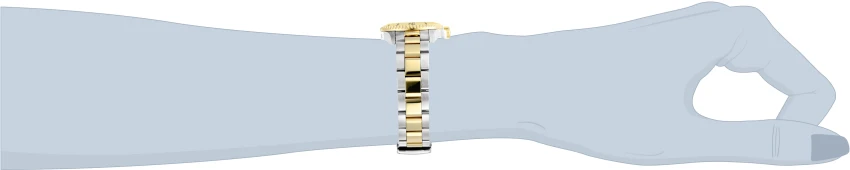 Женские часы Invicta Pro Diver Swiss Ronda 585 Caliber Watch w/ Mother of Pearl Dial - 30mm, Gold (ZG-6895), цвет: Золотой — фото 5