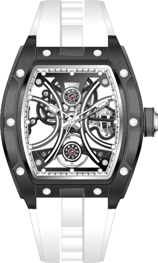 Мужские часы Invicta S1 Rally Manifold Automatic Watch w/ Skeleton Dial - 42mm. White (69525), цвет: Белый — фото 2