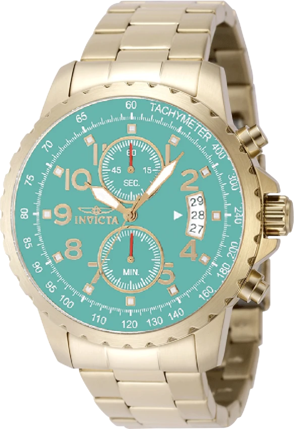 Мужские часы Invicta Specialty Veloquence Watch - 47mm, Gold (69794), цвет: Золотой — фото 2