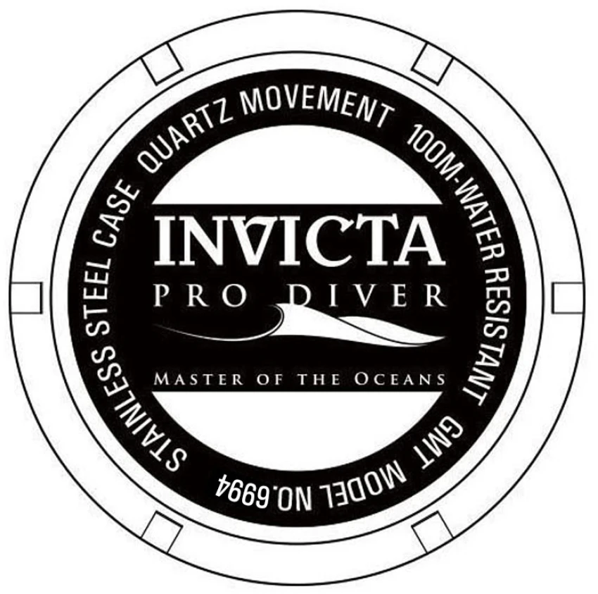 Мужские часы Invicta Pro Diver Scuba Swiss Ronda 515.24H Caliber Watch - 48mm, Black, Gold (ZG-6994), цвет: Чёрный / Золотой — фото 3