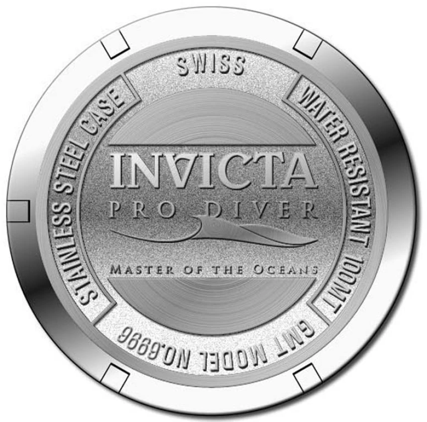 Мужские часы Invicta Pro Diver Scuba Swiss Ronda 515.24H Caliber - 48mm, Black, Gunmetal (6996), цвет: Чёрный / Графитовый — фото 4