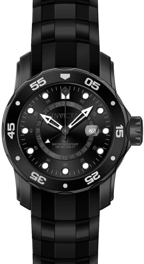 Мужские часы Invicta Pro Diver Scuba Swiss Ronda 515.24H Caliber - 48mm, Black, Gunmetal (6996), цвет: Чёрный / Графитовый — фото 2