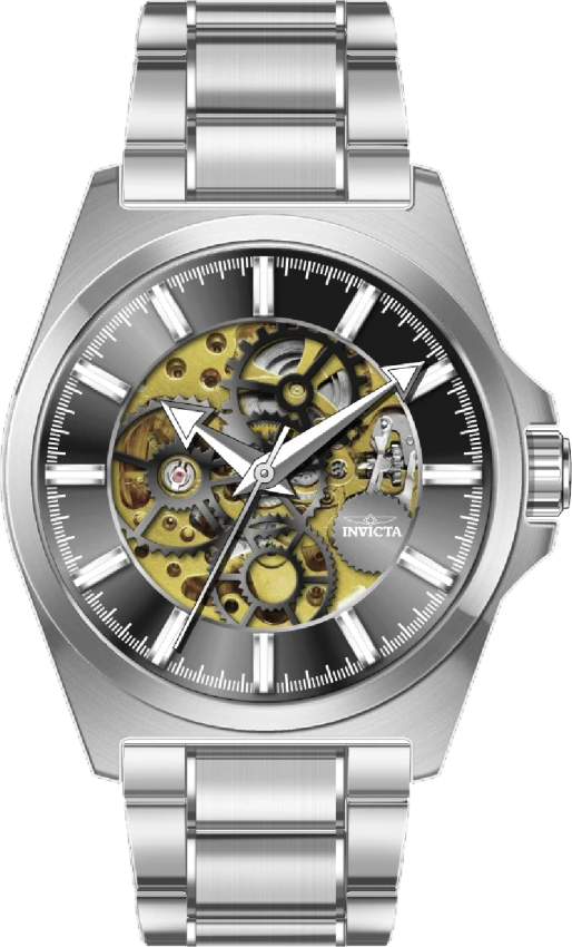 Мужские часы Invicta Objet D Art Automatic Watch w/ Skeleton Dial - 44mm, Silver (69993), цвет: Серебристый — фото 2