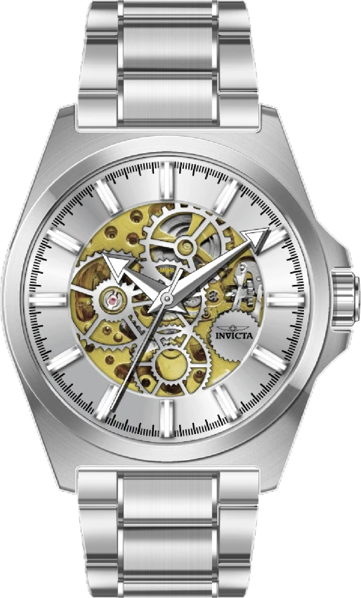 Мужские часы Invicta Objet D Art Automatic Watch w/ Skeleton Dial - 44mm, Silver (69994), цвет: Серебристый — фото 2