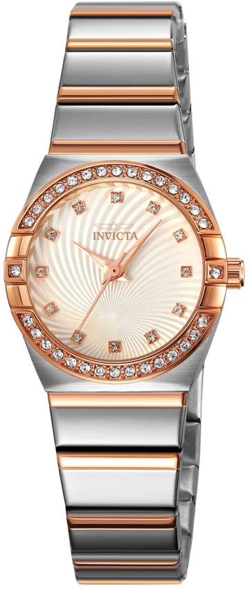 Женские часы Invicta Angel Glintia Watch - 27.8mm, Silver, Rose Gold (70265), цвет: Серебристый / Золотой — фото 2