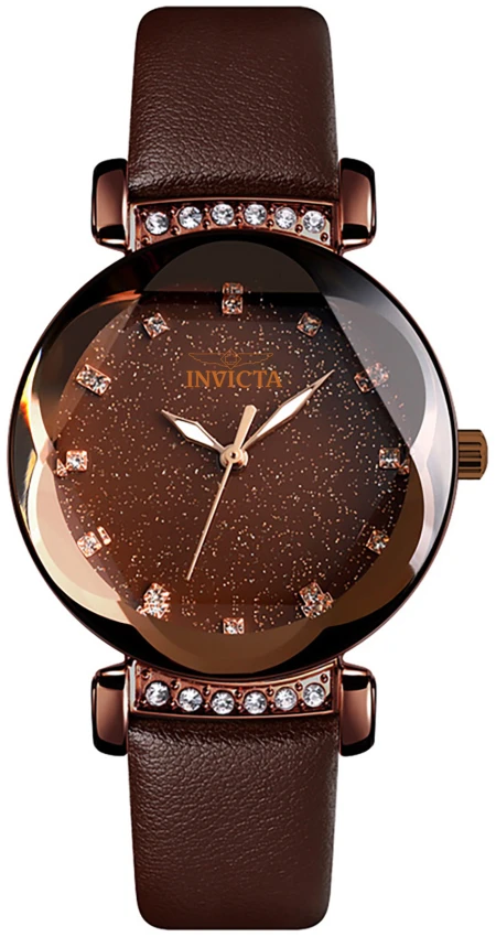 Женские часы Invicta Celestial Watch - 34mm, Coffee, Gold (70331), цвет: Кофейный / Золотой — фото 2